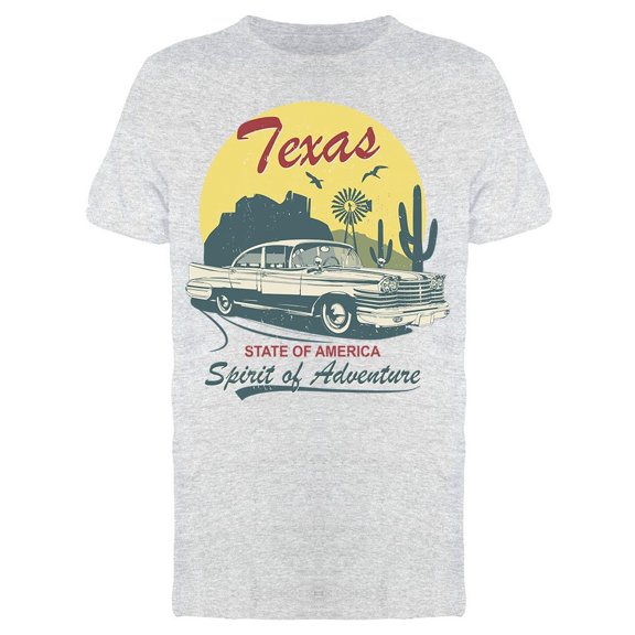 Texas Typography Graphic Tee Men's -Image by Shutterstock