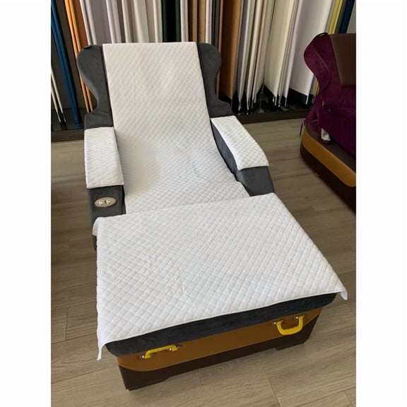 LOLIPPYY 1 Set Chaise Cover: Lounge Furniture Protector - Double Arm Chair Slipcover for Massage Bed Foot Bath Lounge Protection