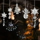 thumbnail image 4 of 19 copos de nieve navideños de acrílico transparente para colgar. Juego de adornos navideños para árbol de Navidad y fiestas., 4 of 7