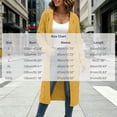thumbnail image 4 of cocolona Womens Cable Knit Long Sweater Cardigan Loose Casual Hooded Long Sleeve Sweater Solid Color Trendy Fall Tunic Cardigan, 4 of 5