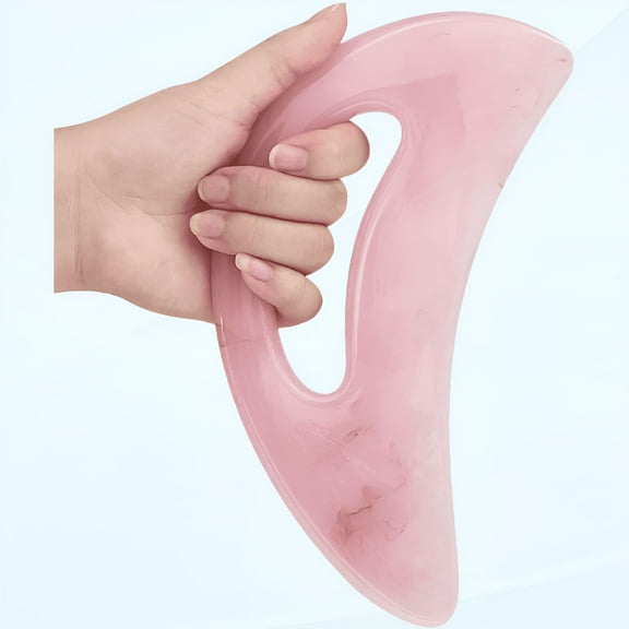 XIRQI Large Gua Sha Massage Tool,Lymphatic Drainage Massager,Muscle Scraping Massage Tools,Body Sculpting Anti Cellulite Tools for Man and Women (Pink)