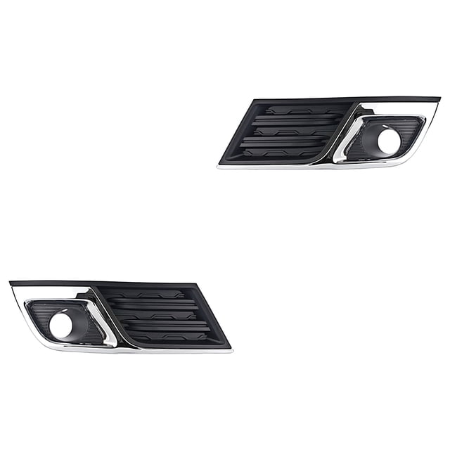 Par de Rejillas De Defensa TONG YANG para Chevrolet Traverse 2013 A 2017 Del C/Hoyo P/Faro