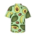 thumbnail image 3 of Goofa Avocado With Seeds Hawaiian Shirt for Men, Unisex Summer Beach Casual Short Sleeve Button Down Shirts,Aloha Tropical Floral print shirt-Small, 3 of 9