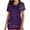 R827019-Purple, variant on Nnhblu Short Sleeve V-Neck Halloween Scrub Tops with Pockets Nurse Shirts for Women Holiday Top Work UniformsBlue S