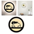 thumbnail image 3 of Lámpara de pared LED, lámpara decorativa blanca cálida de estilo nórdico para dormitorio, baño, Alce Zulema Lámpara de pared creativa, 3 of 6