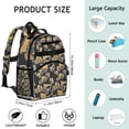 thumbnail image 3 of Excavator Construction Vehicle School Backpack Adjustable Shoulder Straps Chest Strap Spacious Durable Bookbag, 3 of 6