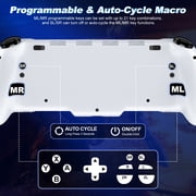 ESYWEN Switch Controller with Joy-Cons for Nintendo Switch/OLED, Replacement for Joy Con, with Handheld Mode, Adjustable 6-Axis Gyro, Dual Motor Vibration, Turbo, Auto Function