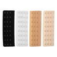 thumbnail image 1 of 4pcs Bra Extension Buckles Shapewear Bra Extender Adjustable Bra Hook Extension Corset Extender For Women Corset Back Closure Bra Accessory, 1 of 9