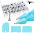 thumbnail image 1 of Coofit 32PCS Cake Decorating Supplies Kit Assorted Cake Decorating Tool Baking Supplies, 1 of 8
