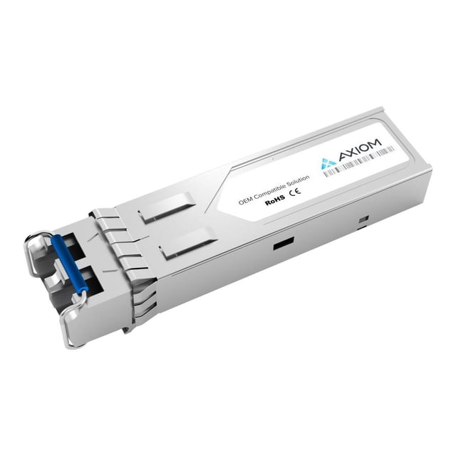 Axiom Cisco GLC-FE-100LX-RGD= Compatible - SFP (mini-GBIC) transceiver module (equivalent to: Cisco GLC-FE-100LX-RGD=) - 100Mb LAN - 100Base-LX10 - LC single-mode - up to 6.2 miles - 1310 nm