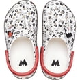 thumbnail image 4 of Zuecos Crocs Mickey Off Court, blancos, unisex, para niños pequeños, 4 of 7