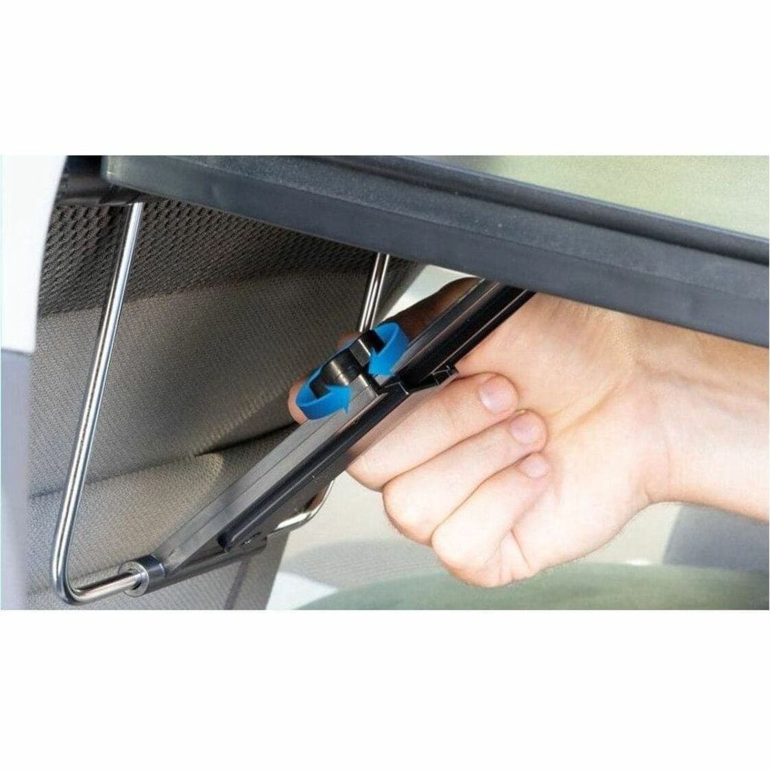 Mount-It! Adjustable Car Desk | Attach to Steering/Headrest | 6.6LBS Capacity