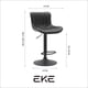 thumbnail image 2 of Banco Giratorio Respaldo Cocina Desayunador Barra Moderno Negro EKE Life Home 0424, 2 of 5