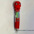 thumbnail image 2 of Superhero 4-Color Ballpoint Pen Set: Spider-Man, Iron Man & Captain America Designs - Non-Toxic, Retractable, Bold Point - Perfect For Fans 14+ - UME Brand, 2 of 5