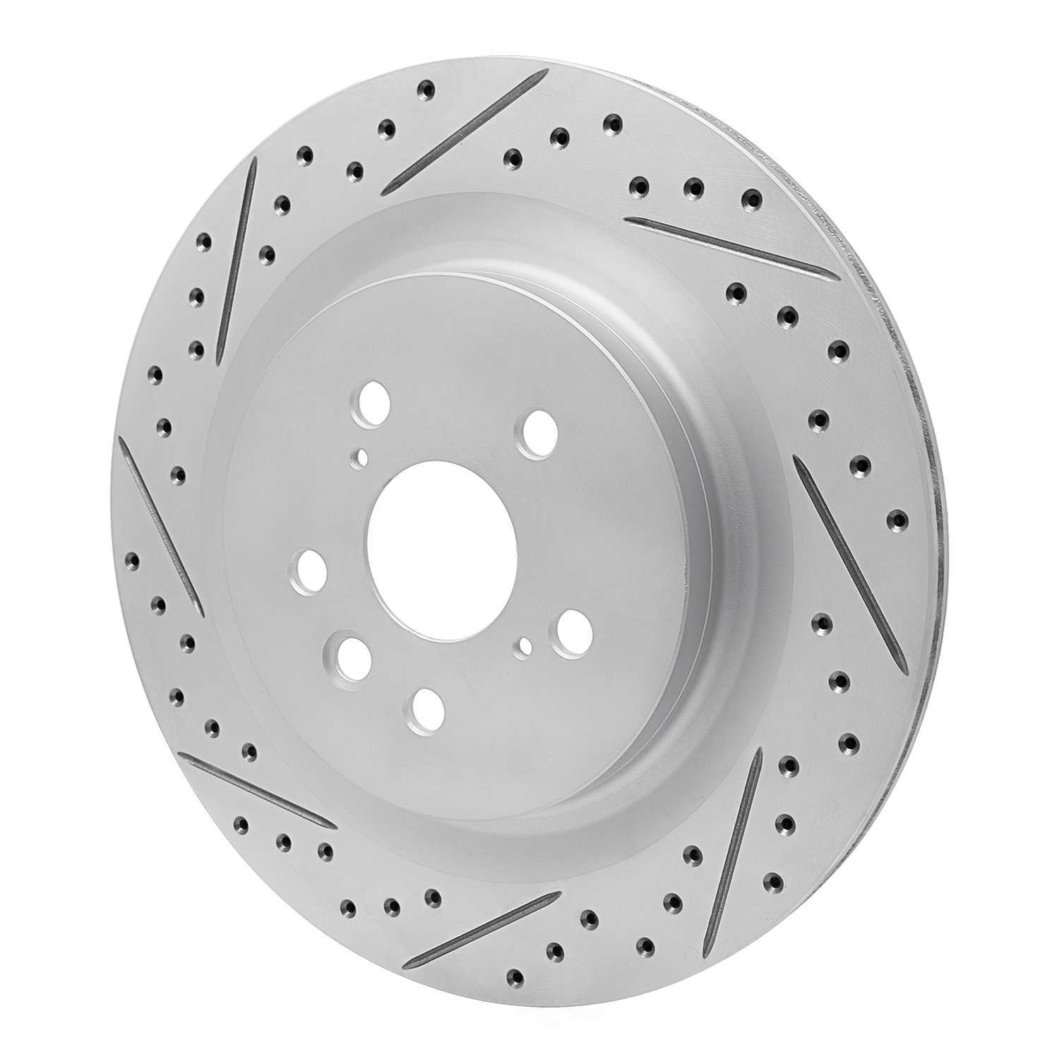 Dynamic Friction Company 830-75065L DFC Geoperformance Rotor - Drilled & Slotted