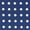 Blue, variant on INSPIRE CHIC Father's Day Men's Polka Dots Pocket Squares Business Tuxedo Wedding Handkerchiefs Grey One Size
