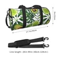 thumbnail image 4 of Easygdp Watercolor Green Tropical Travel Bag, Camping, Weekend, Carry On Overnight Duffel Bag with Shoulder Strap, 4 of 8