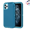 thumbnail image 1 of Entronix Funda Resistente para iPhone 11 Pro, Triple Capa a Prueba de Golpes y Protección contra Caídas, Color Verde Azulado, 1 of 7