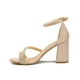 thumbnail image 2 of Zapatilla Tacon Ancho Correa Elegante Evento Social Rosa rosa 24, 2 of 7