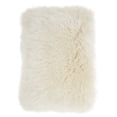 thumbnail image 2 of Nourison Yarn Shimmer Shag Decorative Throw Pillow, 14" x 20", Cream, 2 of 11