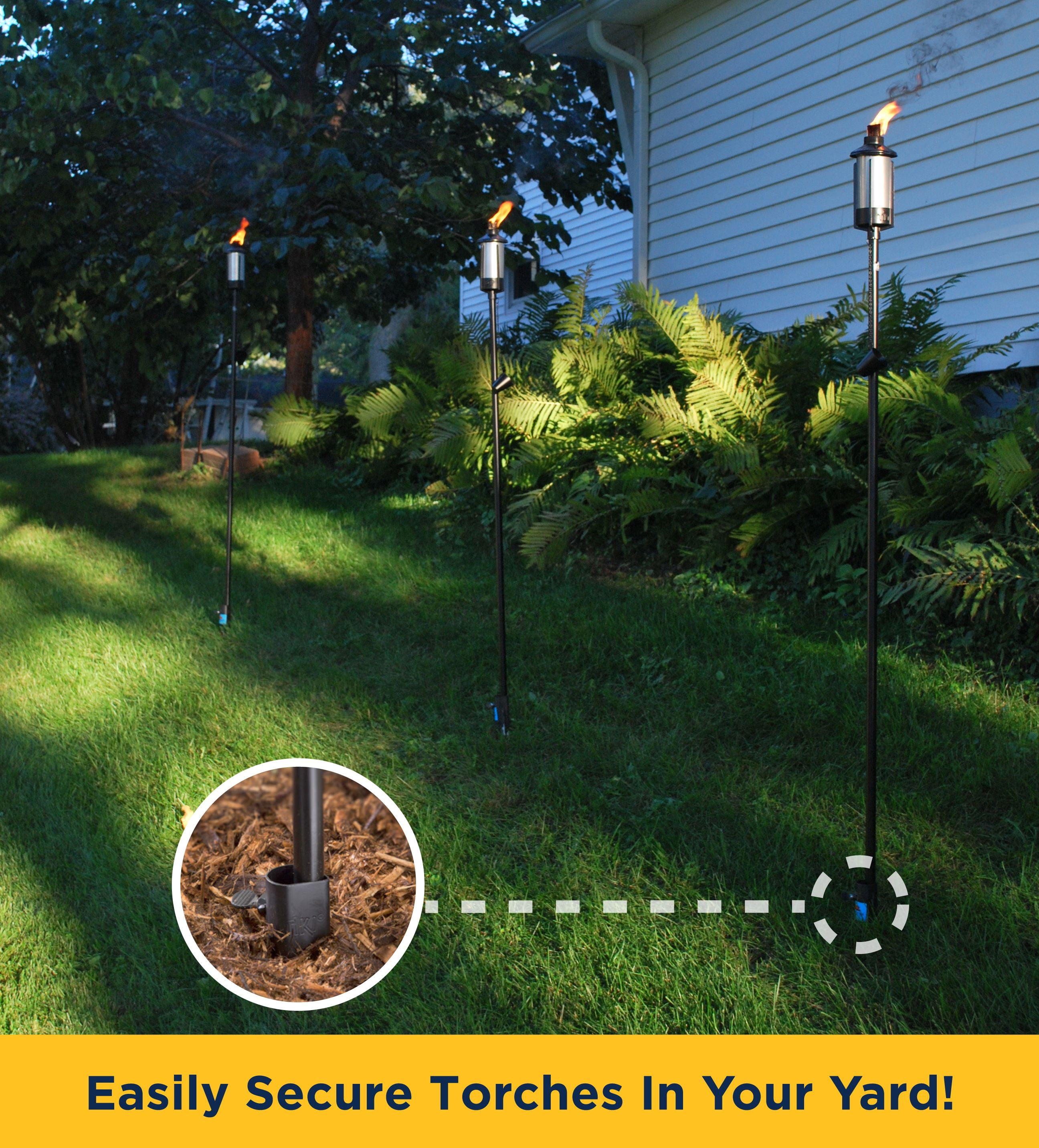 TIKI® Brand  Torch Stake Accessory 4-pack