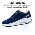 thumbnail image 4 of AOV Wide Toe Box Shoes Women Arch Support Walking Shoes for Plantar Fasciitis Orthotic Sneakers RoseBluePink Size 9.5, 4 of 7