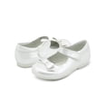 thumbnail image 2 of Balerina Coqueta Para Niña Con Moño Charol Blanco Velcro blanco 13.5, 2 of 6