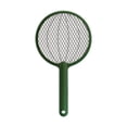 thumbnail image 1 of Qualitell Tapette Électrique Anti-Moustiques Machine Électrique Anti-Moustiques à Trois Couches Filet de Sécurité/double Interrupteur de Sécurité Protection Suspendue Rangement Portable pour Maison/extérieur/voiture, 1 of 10