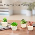 thumbnail image 4 of Mini plantas en macetas, suculentas de plástico, decoración de oficina en casa, 4 of 5