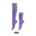 thumbnail image 4 of Transemion 2x Premium Wear-resistant Slouch Socks For Anywhere Anytime Polyester Warmth Stably Fixed No Loose Thread Extra Light Purple 1Set, 4 of 6