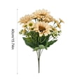 thumbnail image 3 of MTBLYS Ramo artificial de girasoles y crisantemos|arreglo floral de seda sintética para decoración del hogar|interior|exterior|patio|porche|jardín|centro de mesa|40 cm de altura|tallo de plástico, 3 of 6