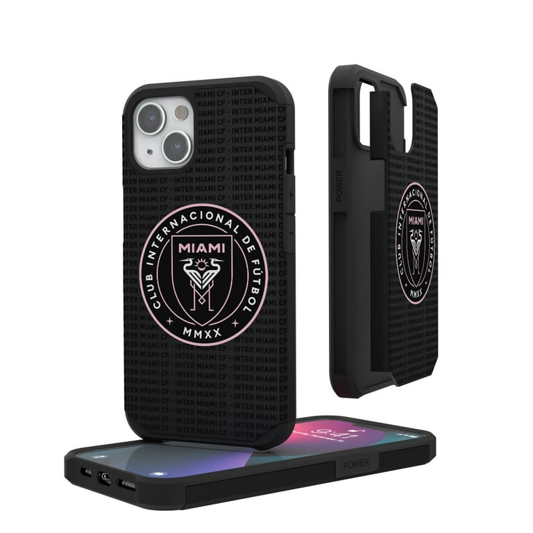 Inter Miami CF iPhone Text Backdrop Rugged Case Walmart