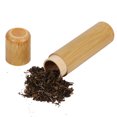 thumbnail image 1 of Natural  Carbonized Retro Bamboo Tube Portable Tea Can Tea Box Incense Tube, 1 of 8