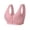 Pink, variant on NIEWTR Bras for Women No Underwire Comfortable Full Coverage Front Closure Bralettes Adjustable Strap Wireless Everyday(Black,F/46/105/3XL)