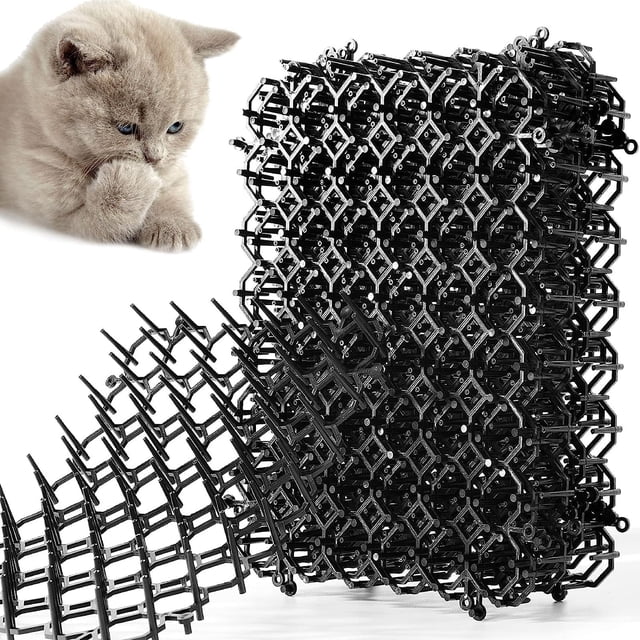 Paquete de 12 alfombrillas para rascar de 15,5 x 20 cm NQ alfombrillas repelentes para gatos para exteriores
