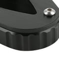 thumbnail image 1 of Fydun Almohadilla para Soporte de Motocicleta, Soporte Lateral para Motocicleta, Almohadilla de ampliación, extensión de Soporte para Triumph Bonneville T100 / T120(Negro) Ecomeon no, 1 of 5
