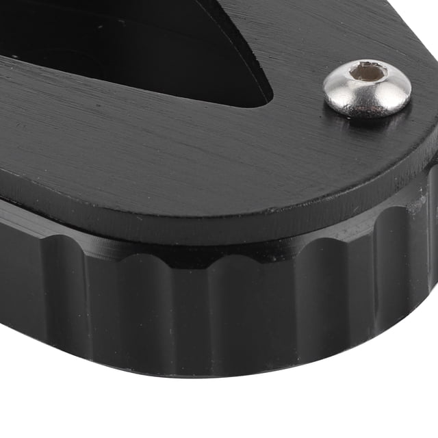 Fydun Almohadilla para Soporte de Motocicleta, Soporte Lateral para Motocicleta, Almohadilla de ampliación, extensión de Soporte para Triumph Bonneville T100 / T120(Negro) Ecomeon no