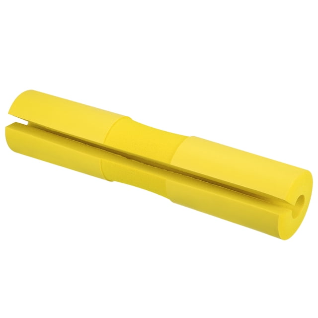 Unique Bargains Barbell Squat Pad Weight Lifting Bar Cushion Pad Sponge Neck Shoulder Back Protector Yellow