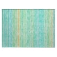 thumbnail image 2 of Addison Rugs Chantille Indoor/Outdoor Transitional Geometric, Abstract Aqua Washable Rectangle Rug, 1'8" x 2'6", 2 of 6