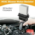 thumbnail image 2 of Resistor del Motor del Ventilador HVAC Unique Bargains No.7701045870 para Renault Clio III 2009-2016 Plástico Metal 1 Pc, 2 of 6