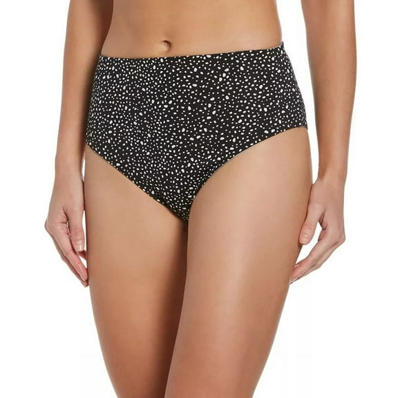 Nike Women's Adventure Reversible High Waist Cheeky Bottoms Swimsuit Black Size Large