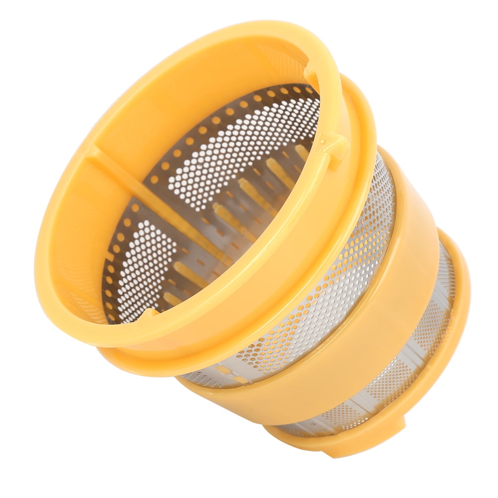 Yellow Zerodis Slow Juicer Coarse Mesh Hole Screen Strainer Filter Stainless Steel Juicer Filter Accessories Cold Press Juicer Replacement Parts Mat for HU500DG/HU780 