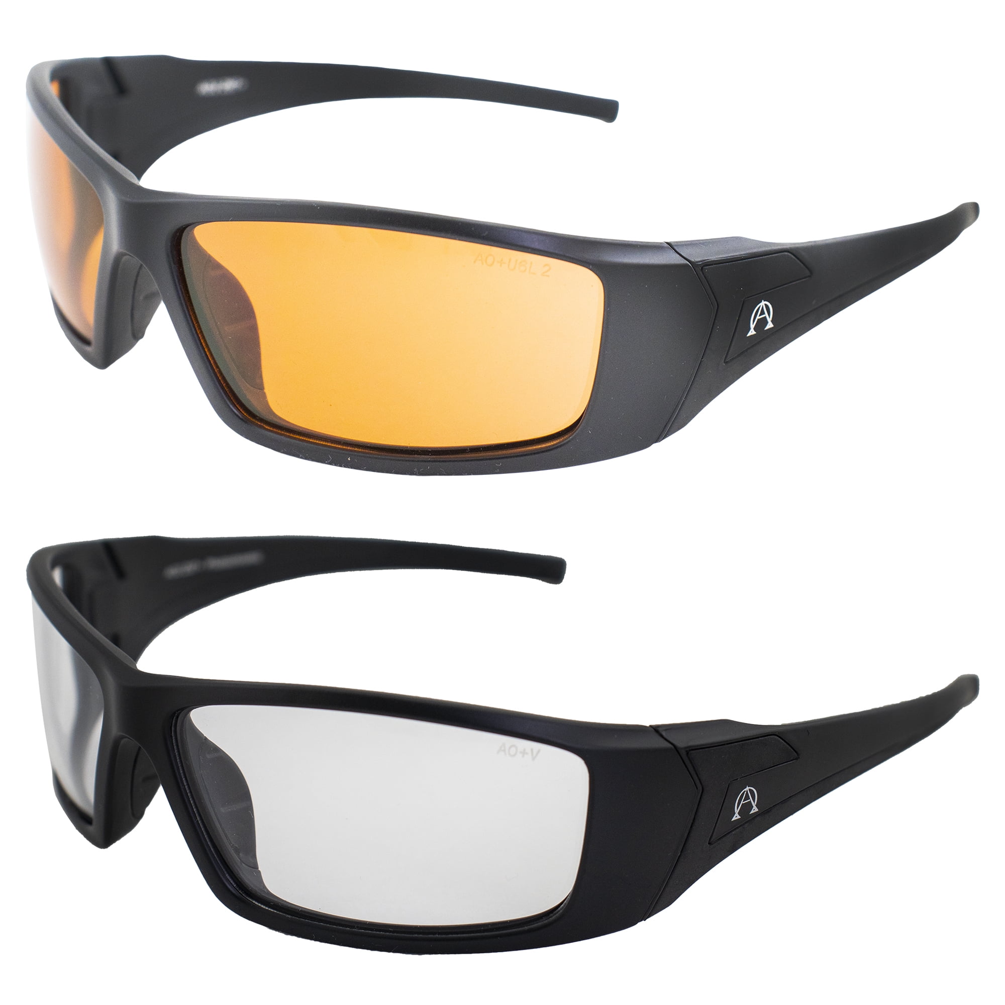 Alpha Omega 2 Motorcycle Sunglasses Sports Riding Safety Glasses Z87.1