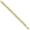 thumbnail image 2 of Kelly Waters  Gold-plated 8mm Double Link Charm 7.25 inch Bracelet, 2 of 3