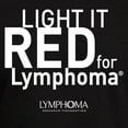 thumbnail image 3 of CafePress - Light It Red For Lymphoma White Text Men's Class - Men's Fitted T-Shirt, 3 of 4