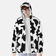 thumbnail image 2 of Lsque Milk Cow Pattern UPF 50+ Lightweight Sun Protection Men's Women's Long Sleeve Shirt, Hoodie Performance -Medium, 2 of 7