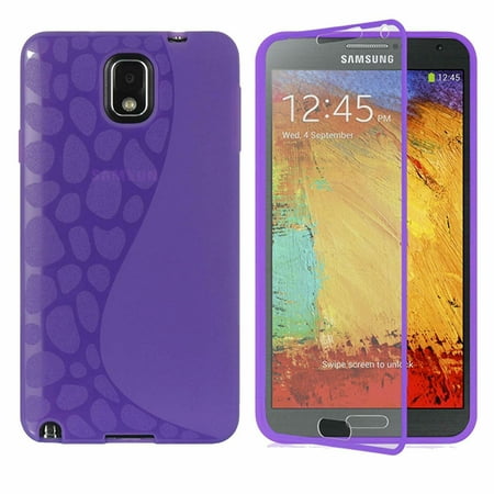 For Samsung Galaxy Note 3 - Slim Lightweight Wrap Up Hybrid Shockproof Phone Case w/ Built in Screen