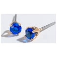 thumbnail image 2 of Women's September Birth Stone Ear Sense Stud Earrings by Howard's, 2 of 3