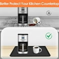 thumbnail image 2 of Silicone Kitchen Counter Mat for Coffee Machines 40x50cm Non Slip Design Black, 2 of 9