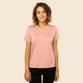 thumbnail image 3 of Dalix Ghost Embroidered Soft Cotton Short Sleeve T Shirt Womens in Terracotta S Small, 3 of 5